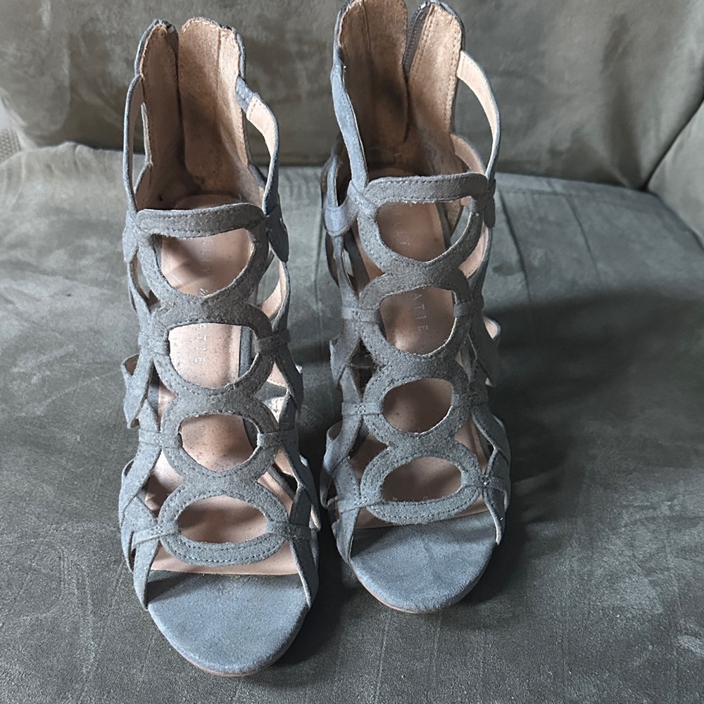 Kelly & Katie Gray Strappy Heels